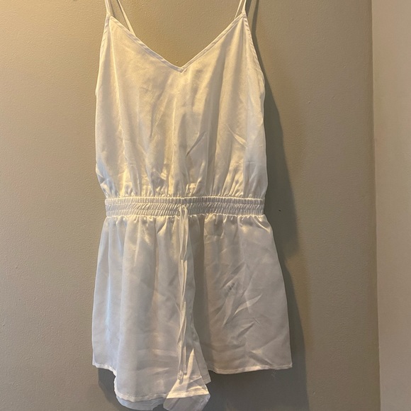Missguided Pants - White romper